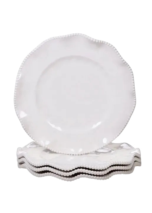Beaded Melamine Dinner Plate