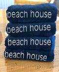 Navy Beach Towel:  Beach House