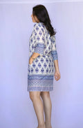 Blue & White Block Print Tunic