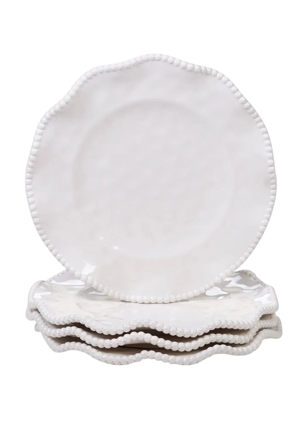 Beaded Melamine Salad Plate