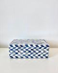 Large Box Coastal Cube 3D: Blue