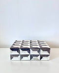 Medium Black and White Geo Box