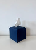 Faux Leather Tissue Box Cover