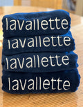 Navy Beach Towel: Lavallette