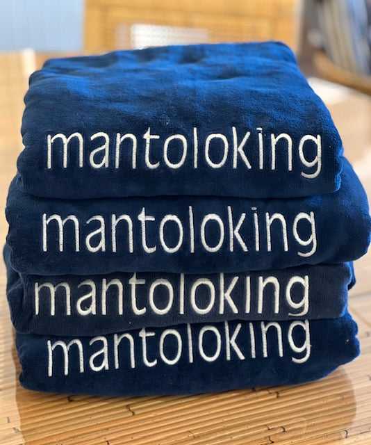 Navy Beach Towel:  Mantoloking