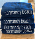 Navy Beach Towel: Normandy Beach