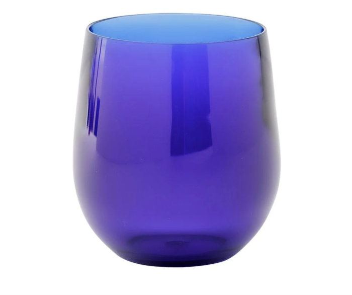 Acrylic Tumbler Glass-Cobalt blue