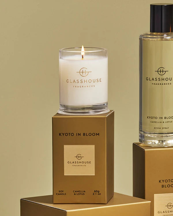 Glasshouse Fragrance: Kyoto in Bloom Soy Candle 2.1 oz