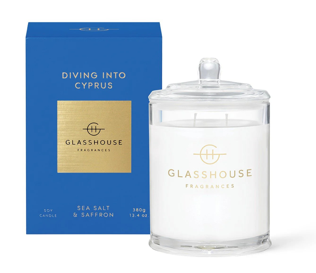 Glasshouse Fragrance: Diving into Cyprus Soy Candle 13.4 oz