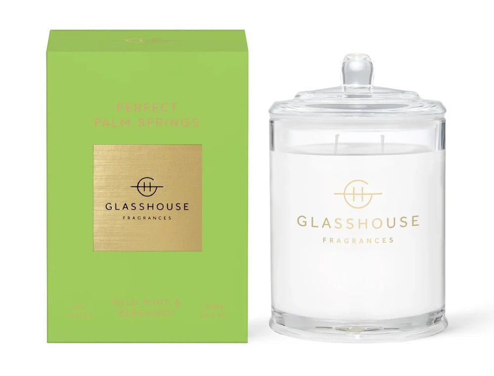 Glasshouse Fragrance: Perfect Palm Springs Soy Candle 13.4 oz